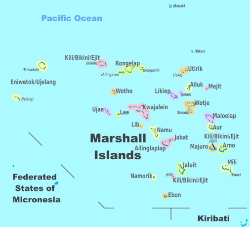 马绍尔群岛位置，马绍尔群岛地理、历史、政府以及经济