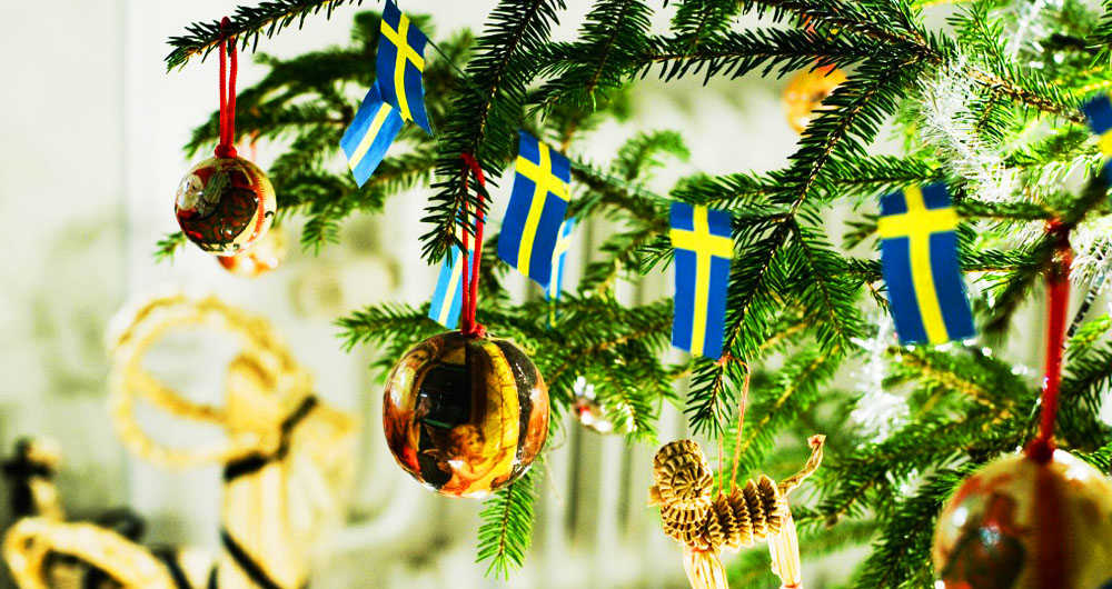 用瑞典的方式庆祝圣诞节